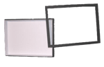 23x30cm polystyrene, glass- entomological box