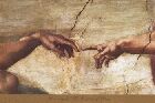 Creation of Adam detail - Michelangelo Bounarotti